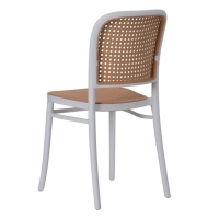 Sedia Moulin Vintage in rattan sintetico | Sedia impilabile per interni ed esterni