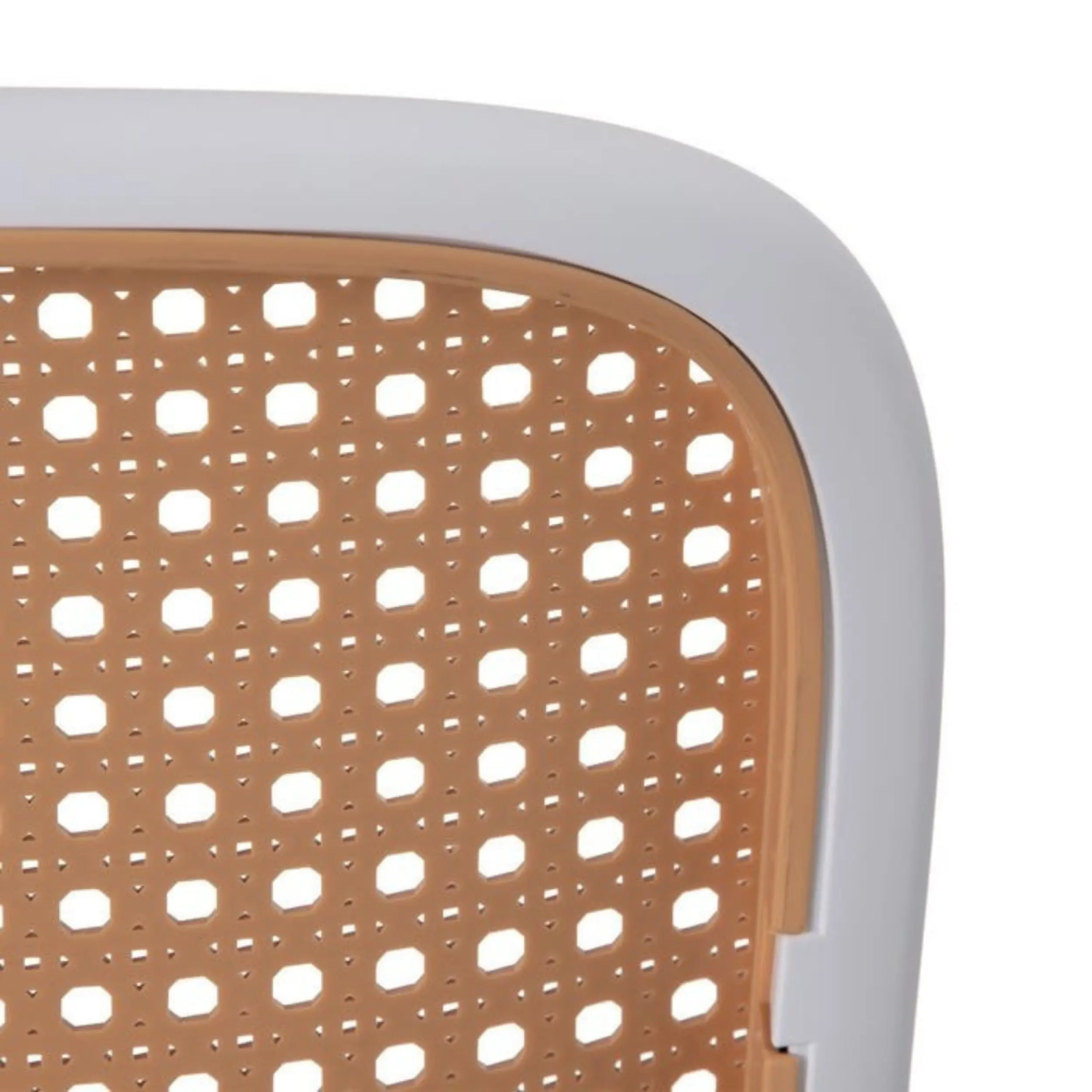 Moulin Vintage-Stuhl aus synthetischem Rattan | Stapelbarer Stuhl für drinnen und draußen