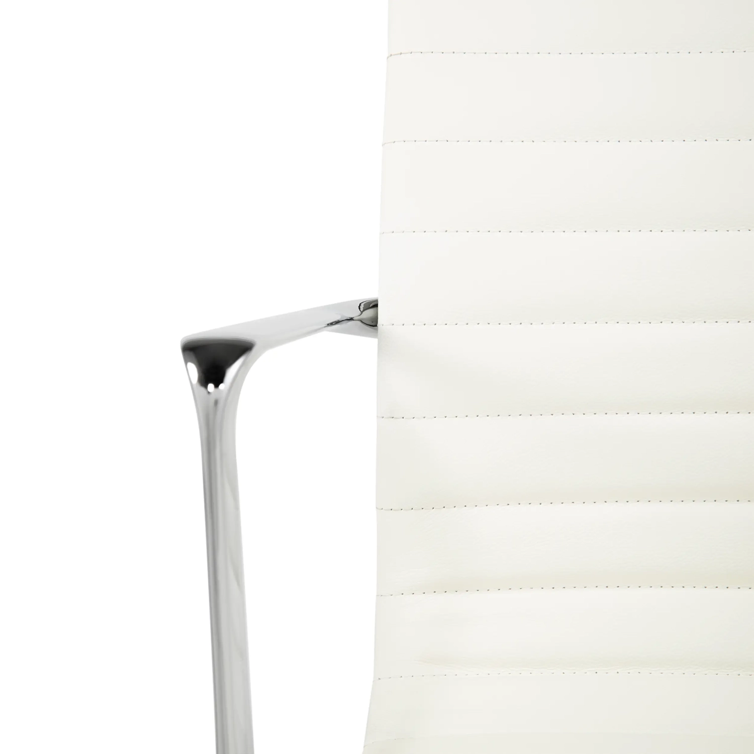 Silla de oficina de cuero con respaldo bajo Task Executive | Silla de oficina de gama alta