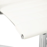 Silla de oficina de cuero con respaldo bajo Task Executive | Silla de oficina de gama alta