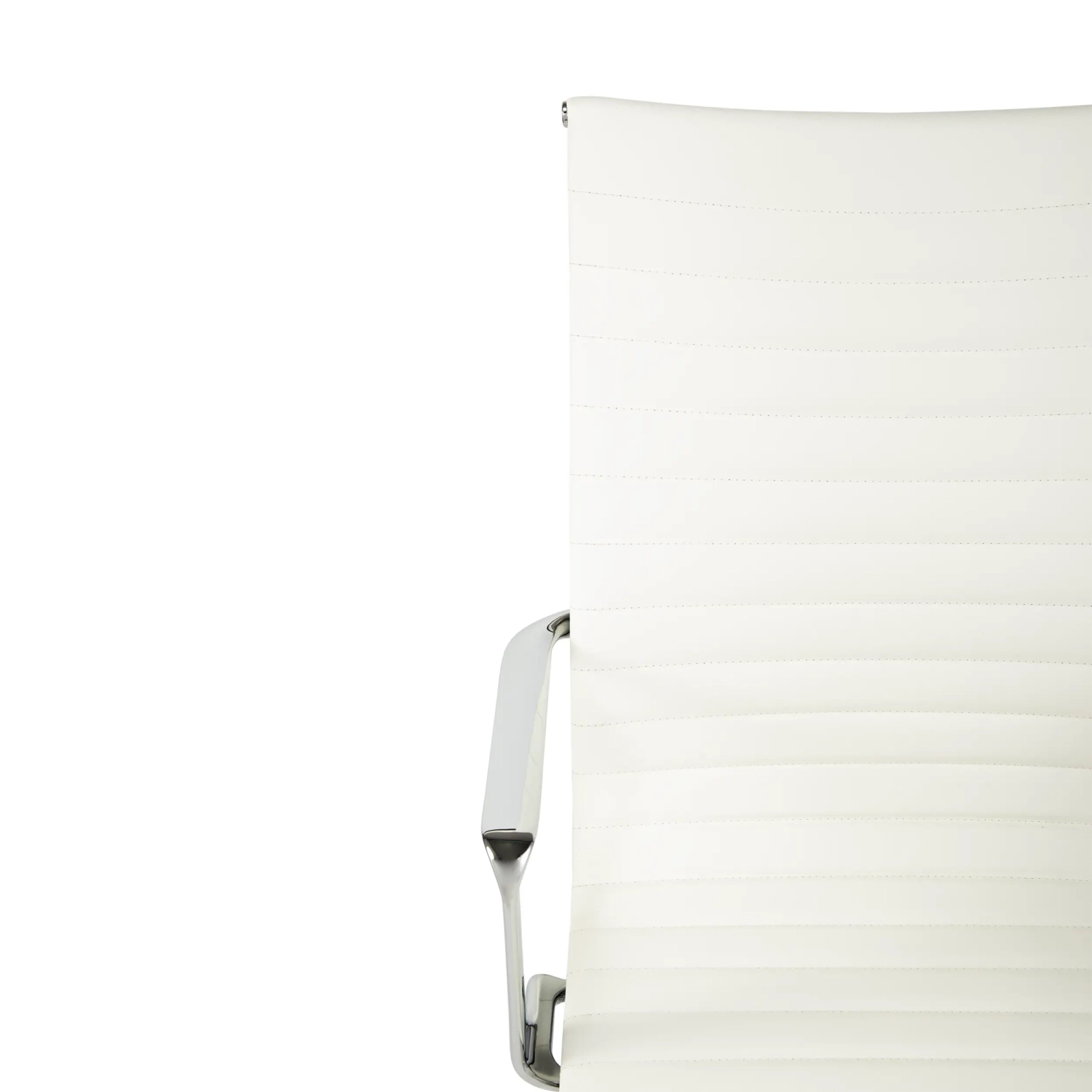 Silla de oficina Task Executive de cuero con respaldo alto | Silla de oficina