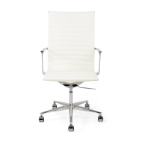 Fauteuil de bureau « Task Executive » à dossier haut en cuir | Fauteuil de bureau ergonomique haut de gamme
