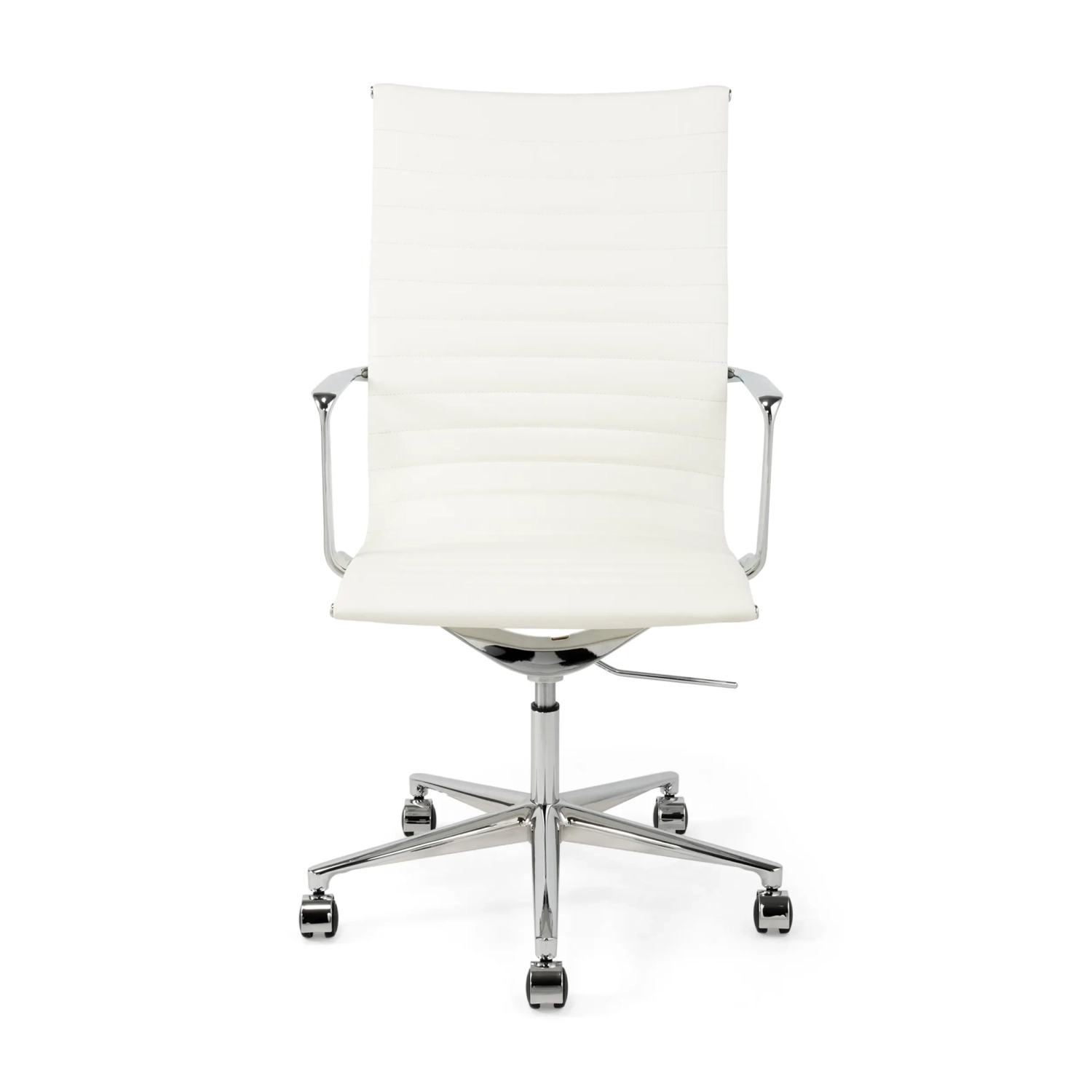 Silla de oficina Task Executive de cuero con respaldo alto | Silla de oficina