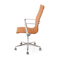 Task Executive kontorsstol i läder med hög rygg | Ergonomisk kontorsstol i premiumklass