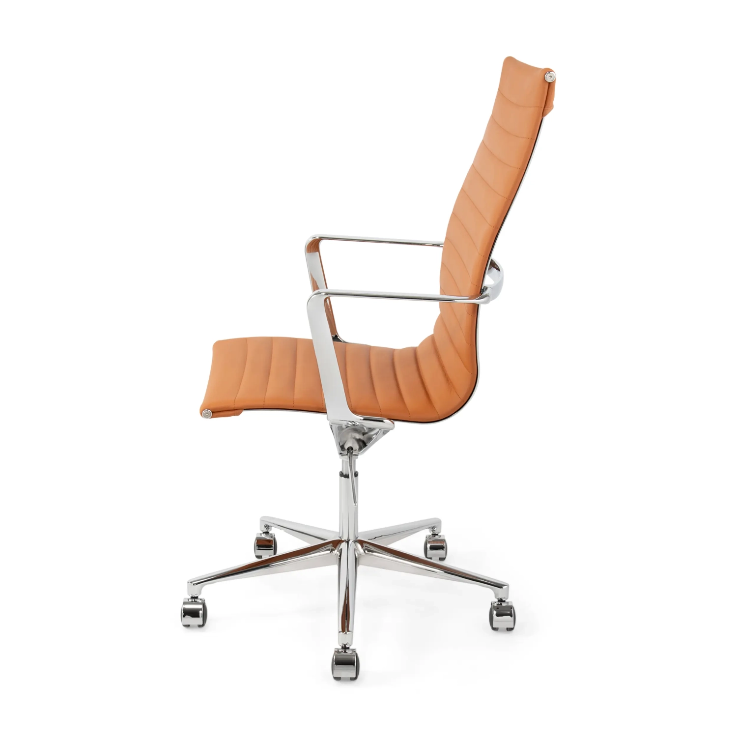 Kancelářská židle Task Executive s vysokým opěradlem a koženým čalouněním | Prémiová ergonomická kancelářská židle