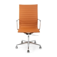 Task Executive Bürostuhl mit hoher Rückenlehne aus Leder | Hochwertiger ergonomischer Bürostuhl