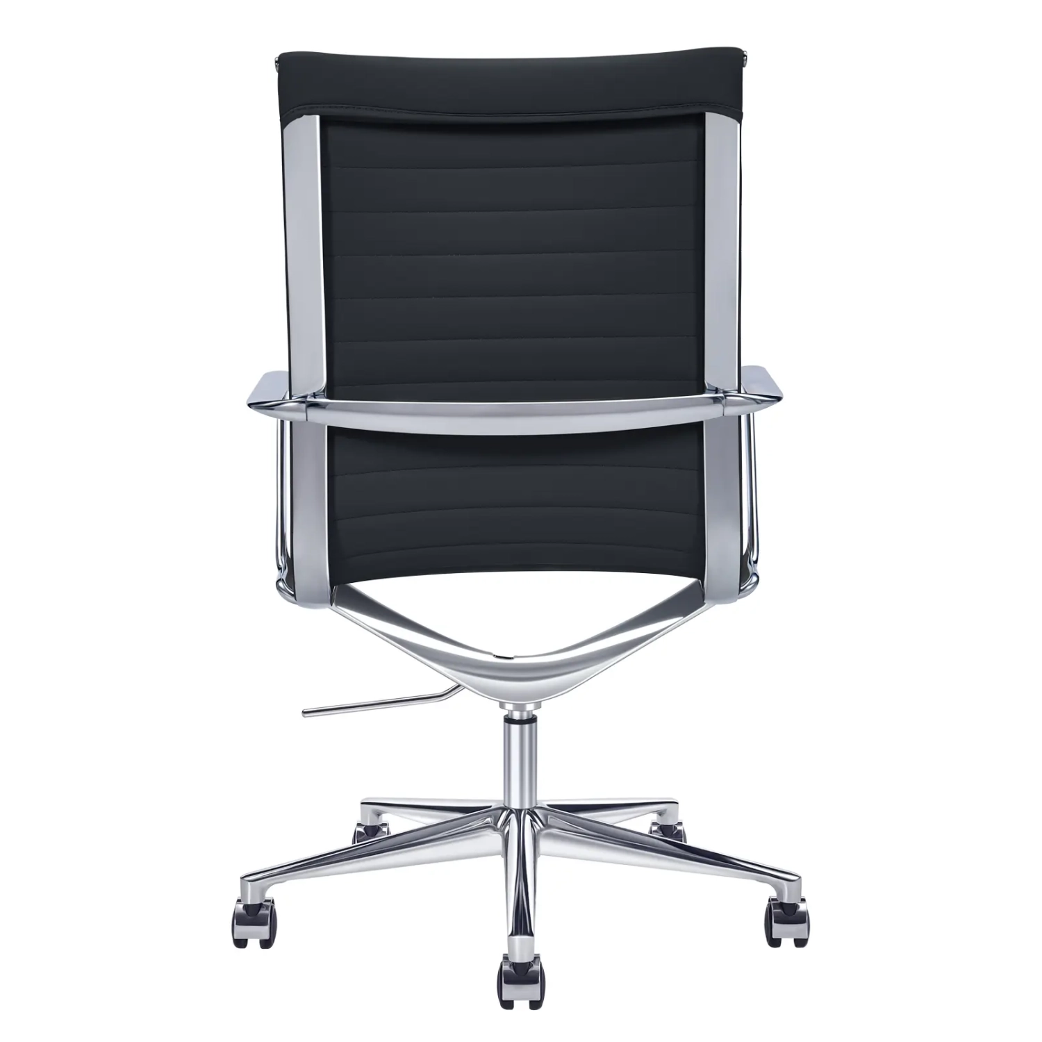 Silla de oficina Task Executive de cuero con respaldo alto | Silla de oficina