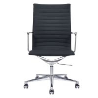 Task Executive Bürostuhl mit hoher Rückenlehne aus Leder | Hochwertiger ergonomischer Bürostuhl