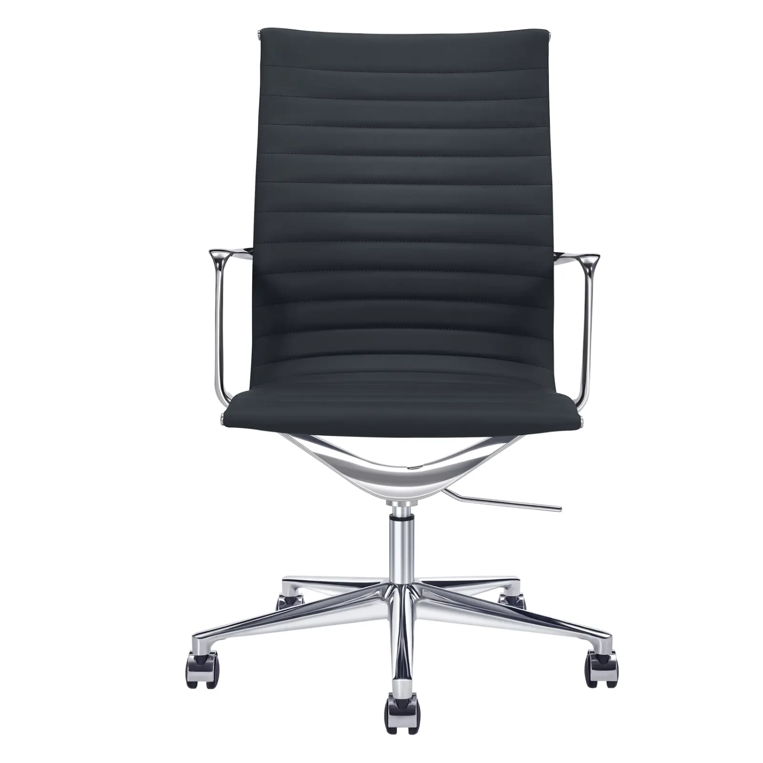 Kancelářská židle Task Executive s vysokým opěradlem a koženým čalouněním | Prémiová ergonomická kancelářská židle