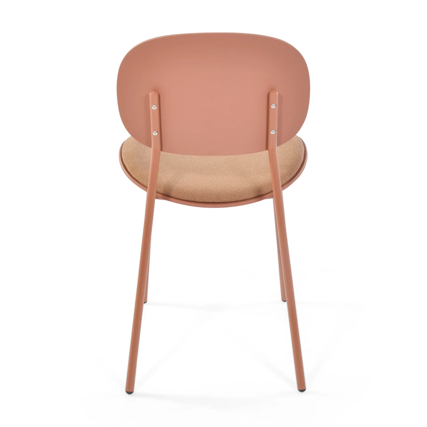 Cadeira de jantar ergonómica empilhável Carlotta | Cadeira estofada moderna