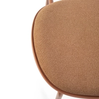 Sedia da pranzo ergonomica impilabile Carlotta | Sedia imbottita moderna