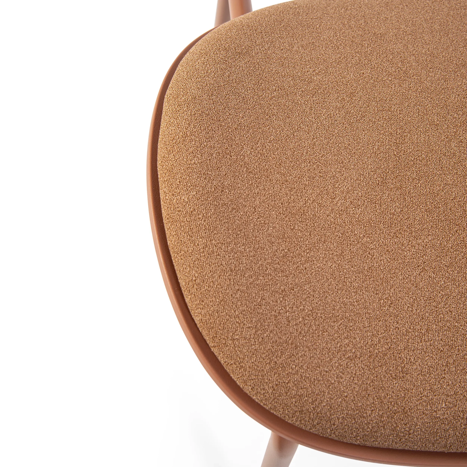 Ergonomiczne, sztaplowane krzesło do jadalni Carlotta | Nowoczesne krzesło tapicerowane