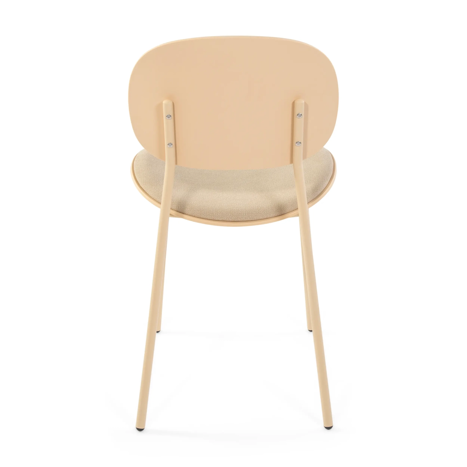 Sedia da pranzo ergonomica impilabile Carlotta | Sedia imbottita moderna