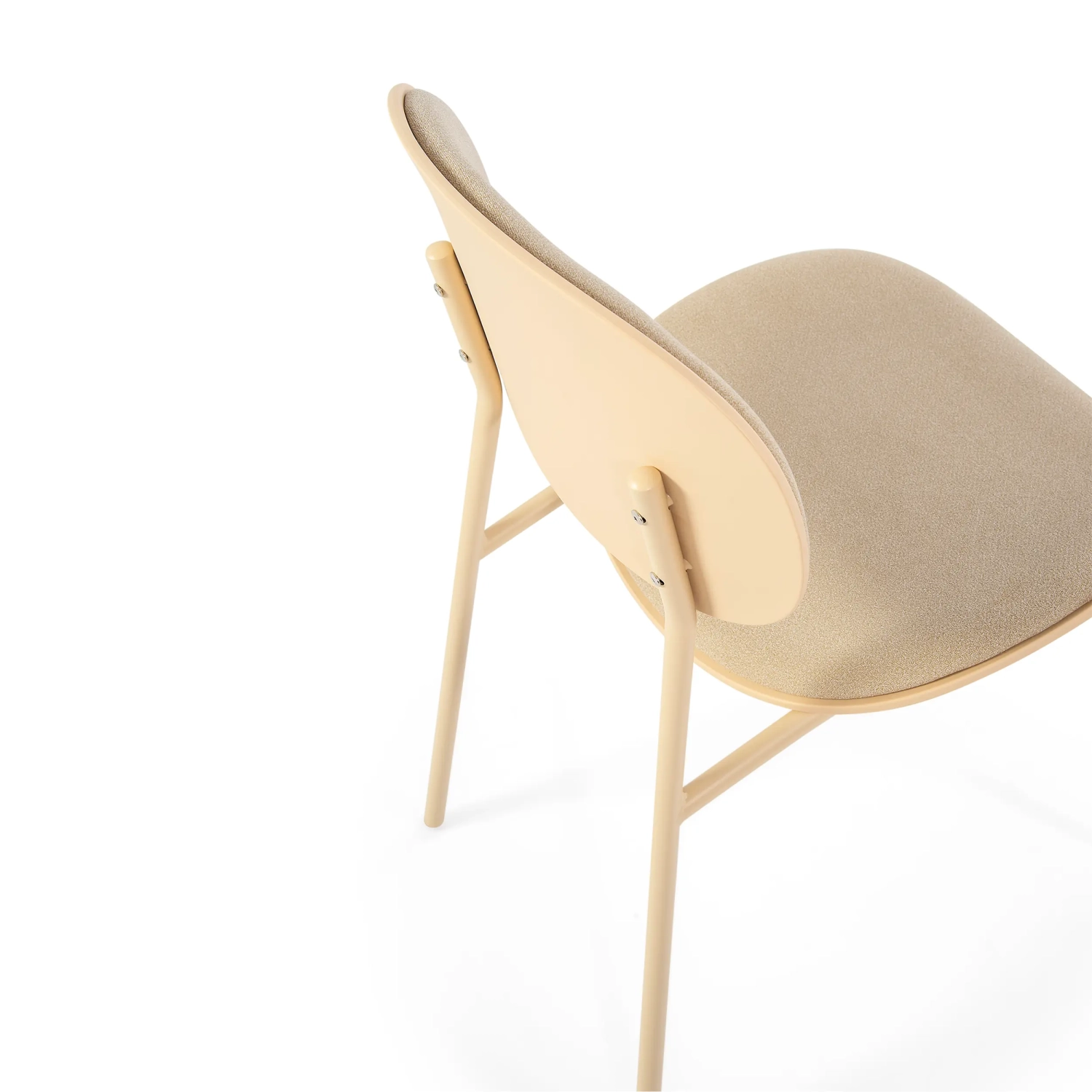 Ergonomische, stapelbare eetkamerstoel Carlotta | Moderne gestoffeerde stoel
