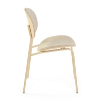 Carlotta – ergonominen, pinottava ruokapöytätuoli | Moderni verhoiltu tuoli