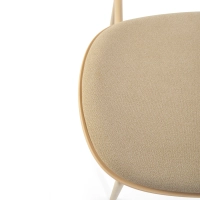 Ergonomická stohovatelná jídelní židle Carlotta | Moderní čalouněná židle
