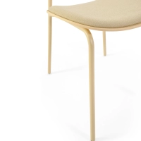 Ergonomisk, stapelbar matstol Carlotta | Modern klädd stol