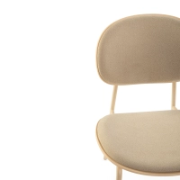 Ergonomische, stapelbare eetkamerstoel Carlotta | Moderne gestoffeerde stoel
