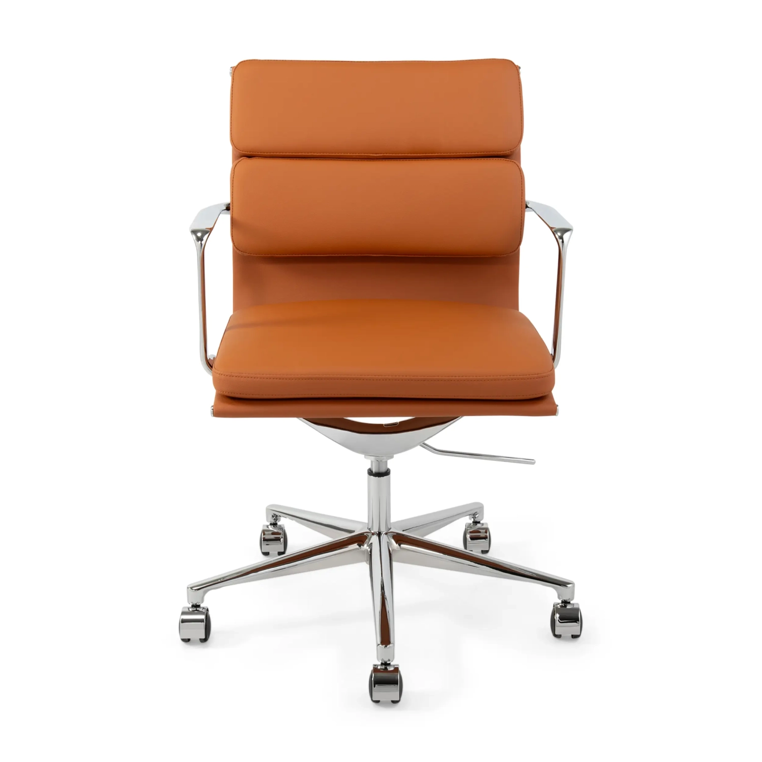 Task Fauteuil de bureau haut de gamme | Fauteuil de bureau en cuir italien avec roulettes