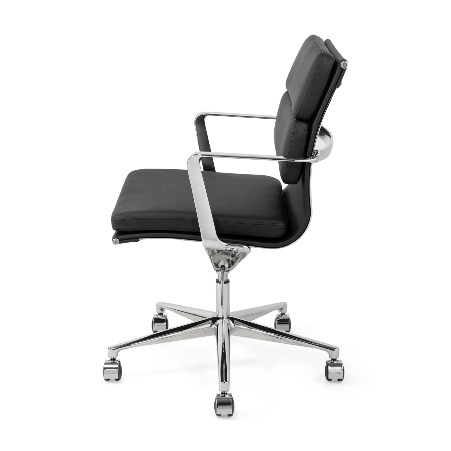 Task Hochwertiger Schreibtischstuhl | Bürostuhl aus italienischem Leder mit Rollen