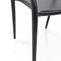 Fauteuil d'extérieur design empilable Master | Fauteuil en polypropylène