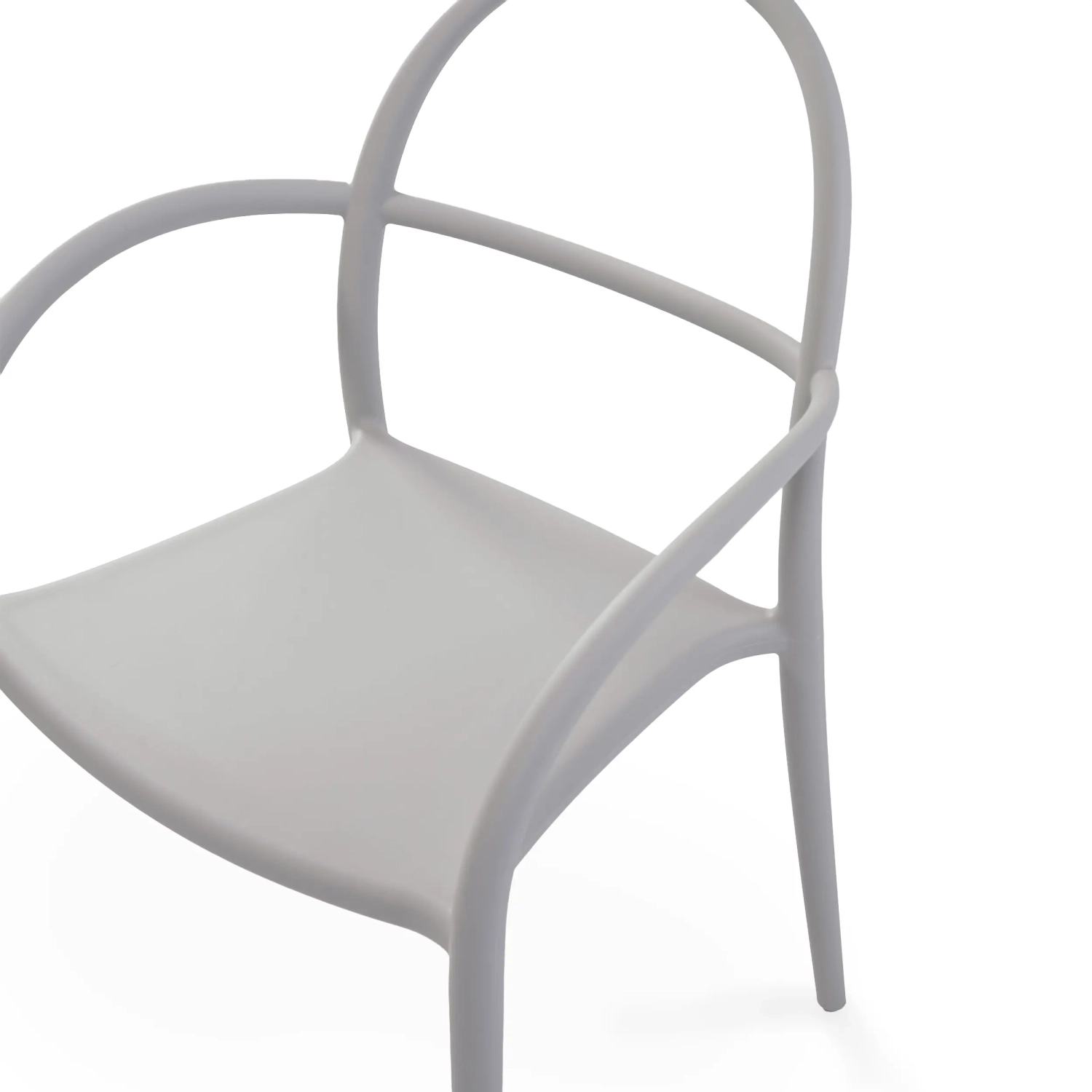 Silla de diseño para exterior apilable Master | Sillón de polipropileno