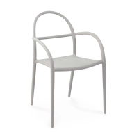 Fauteuil d'extérieur design empilable Master | Fauteuil en polypropylène