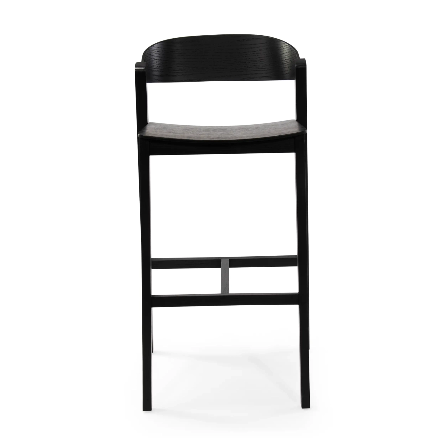 Soho Skandinavischer Barhocker 76 cm | Eiche oder Nussbaum