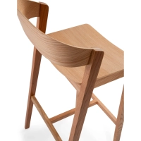 Soho Scandinavische barkruk 76 cm | Eiken of walnoothout