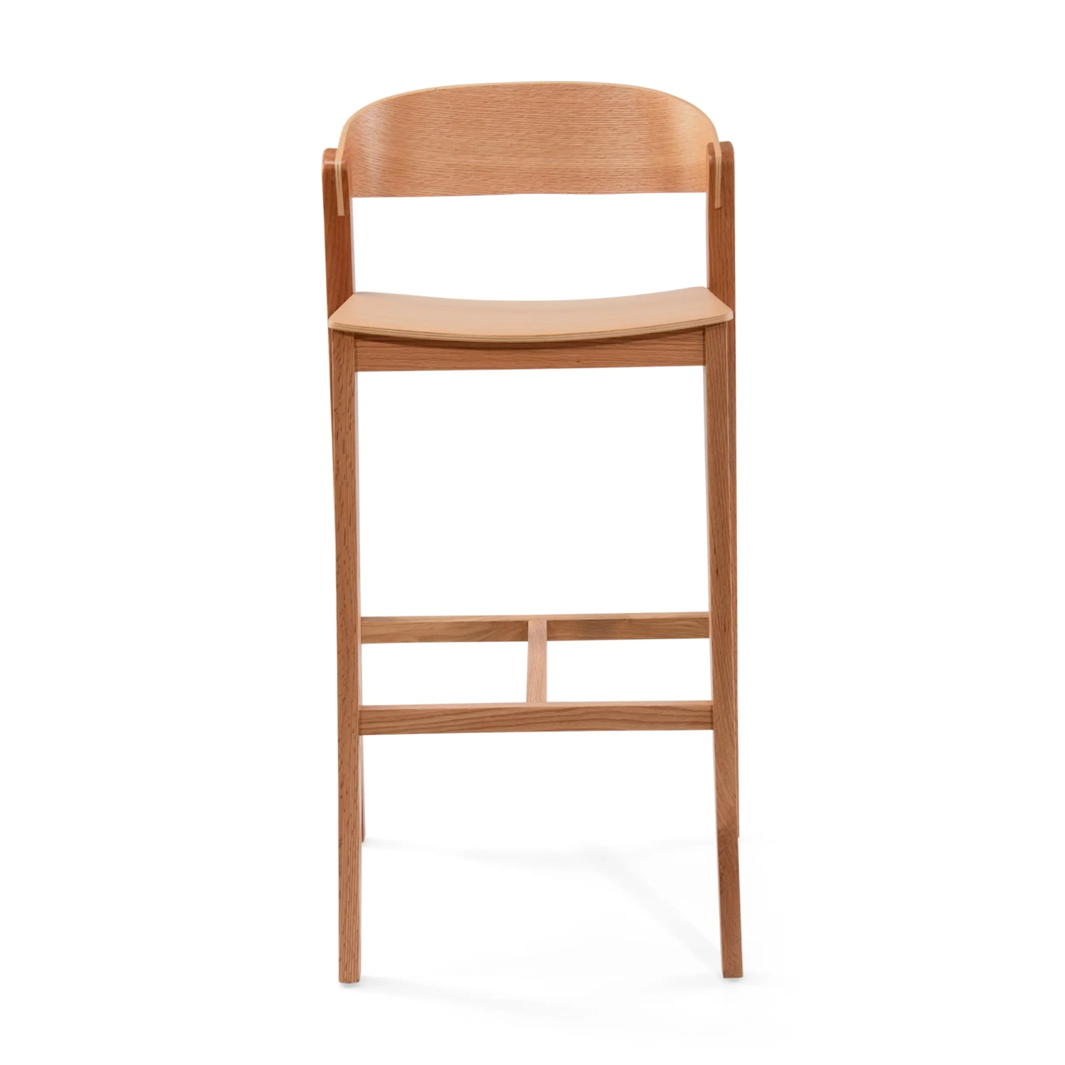 Soho Sgabello da bar in stile scandinavo 76 cm | Legno di rovere o noce
