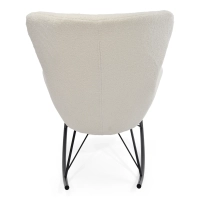 Nest Bouclé Schaukelstuhl | Moderner Designer-Schaukelstuhl