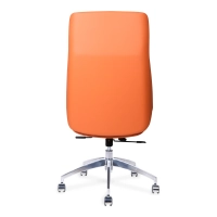 Nordic Fauteuil de bureau à dossier haut Colors | Simili cuir et piètement chromé