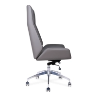 Nordic Colors High-Back Office Chair | Faux Leather & Chrome Base