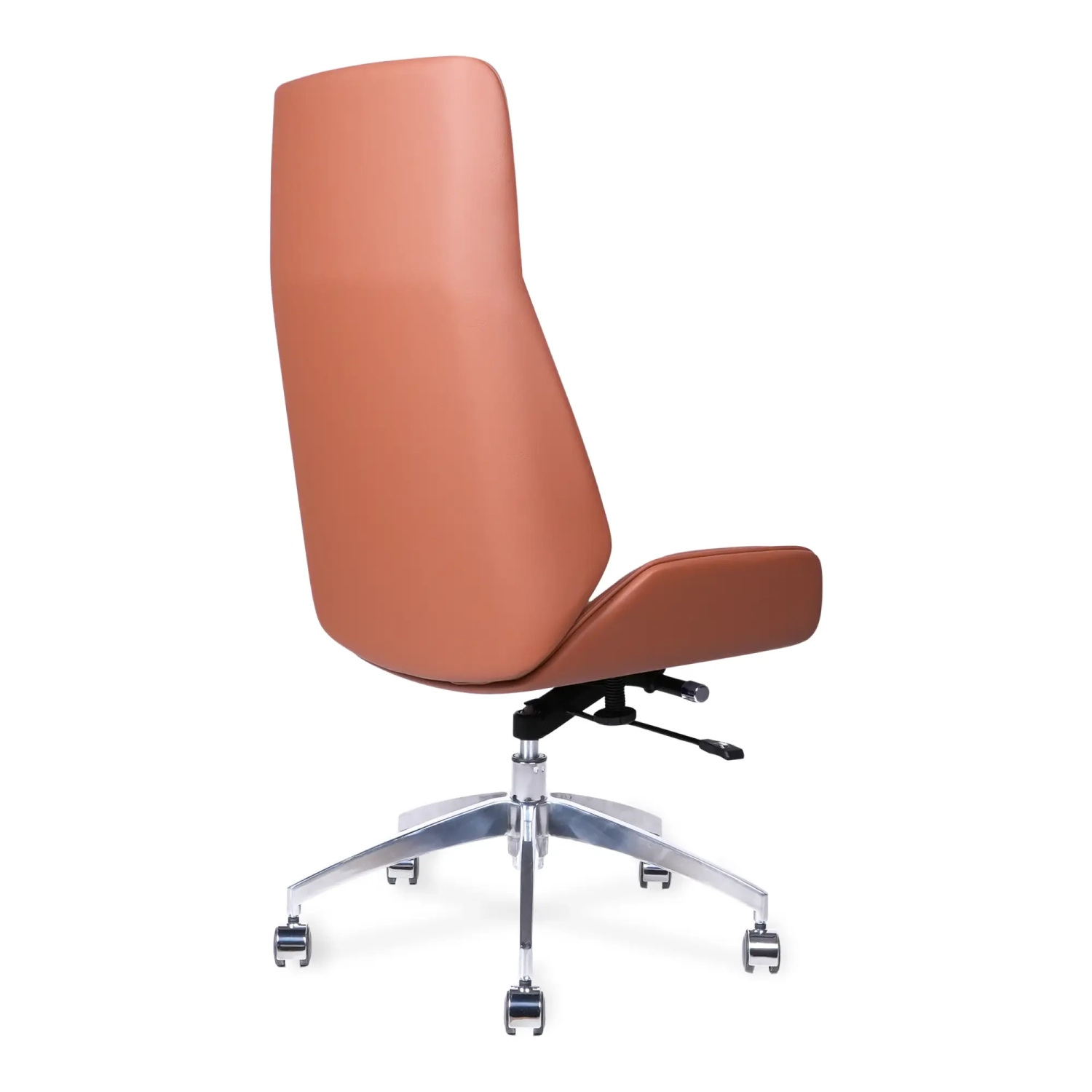 Nordic Colors High-Back Office Chair | Faux Leather & Chrome Base
