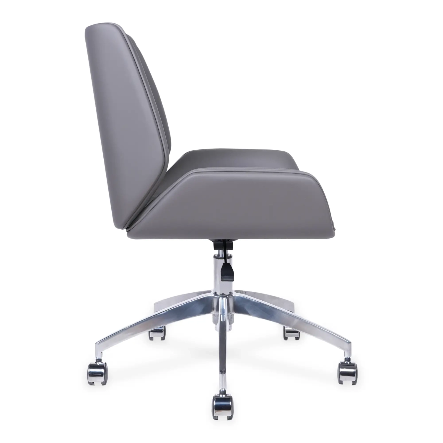 Nordic Colors Office Chair | Faux Leather & Chrome Base