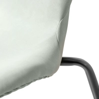Sedia da pranzo Seven in ecopelle vintage | Design industriale moderno