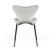 Seven Vintage matstol i konstläder | Modern industriell design