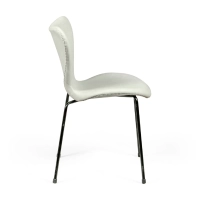 Seven Vintage Faux Leather Dining Chair | Modern Industrial Design