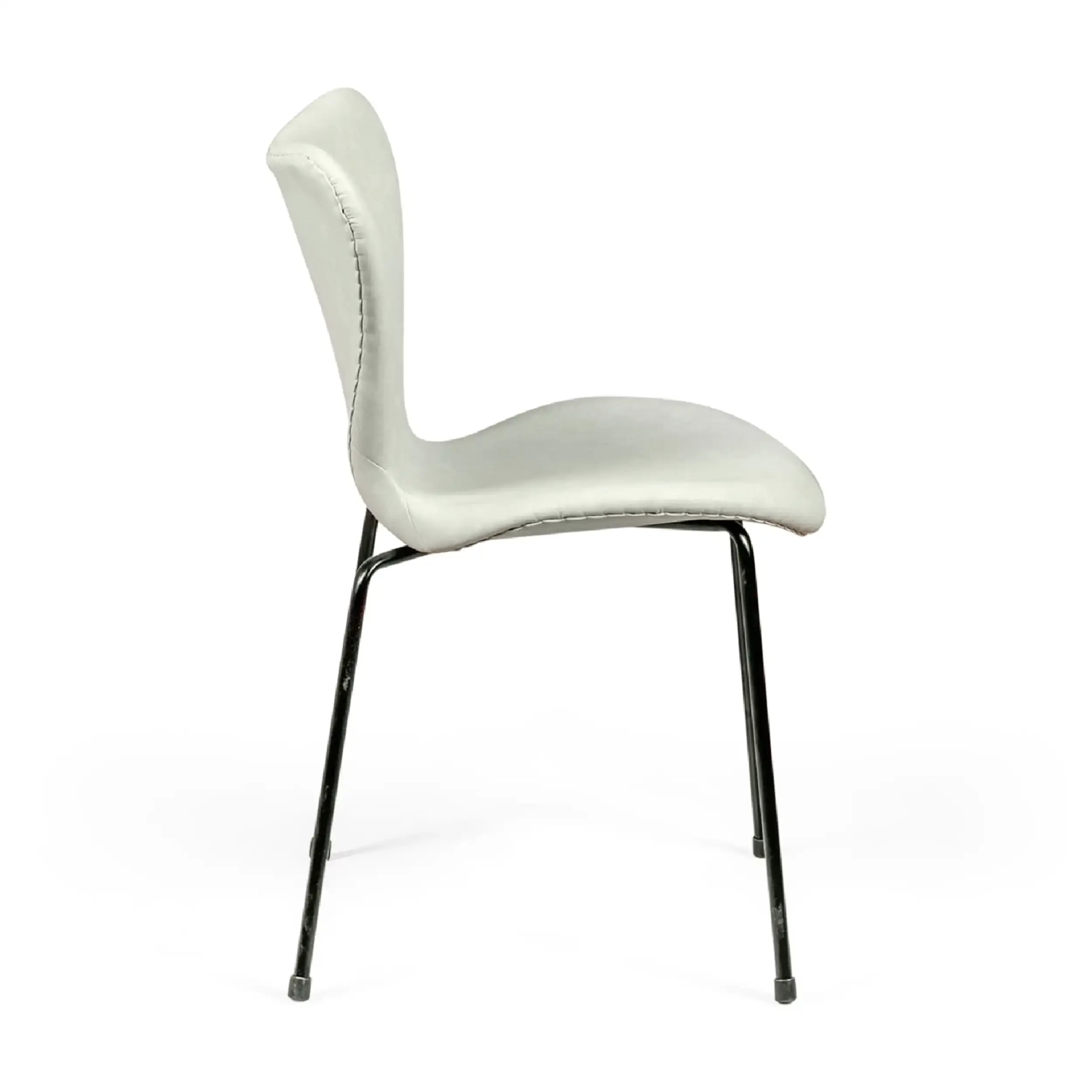 Seven Vintage matstol i konstläder | Modern industriell design
