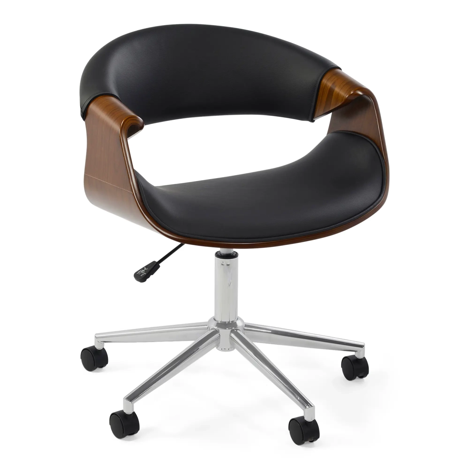 Burrow S Walnut-bureaustoel | Mid-Century-design