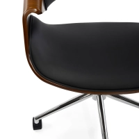 Burrow S Sedia da ufficio in noce | Design Mid-Century