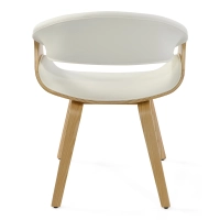 Burrow Z Maple Wood Dining Chair | Nordic Upholstered Design