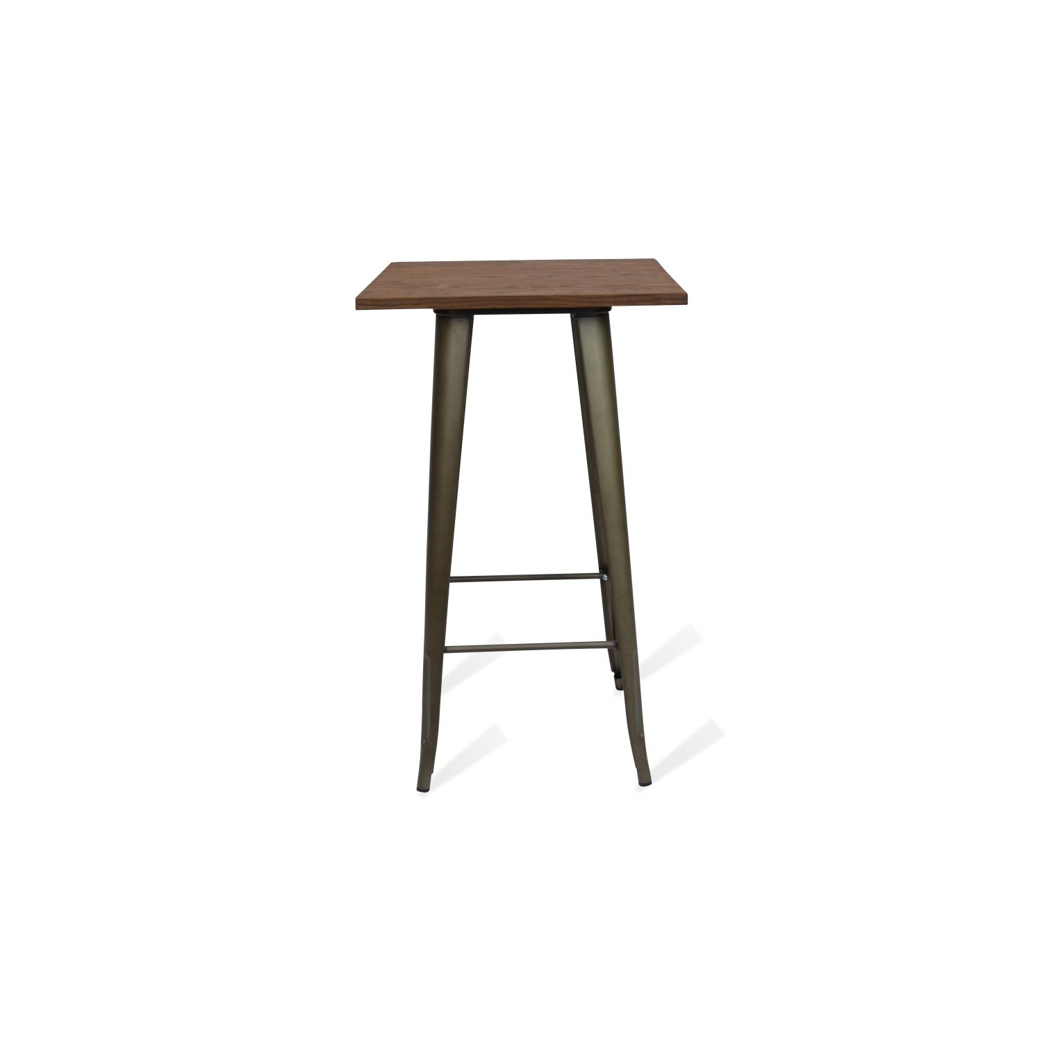 Alta Industrial Mesa Bistro Dark Legs Antique
