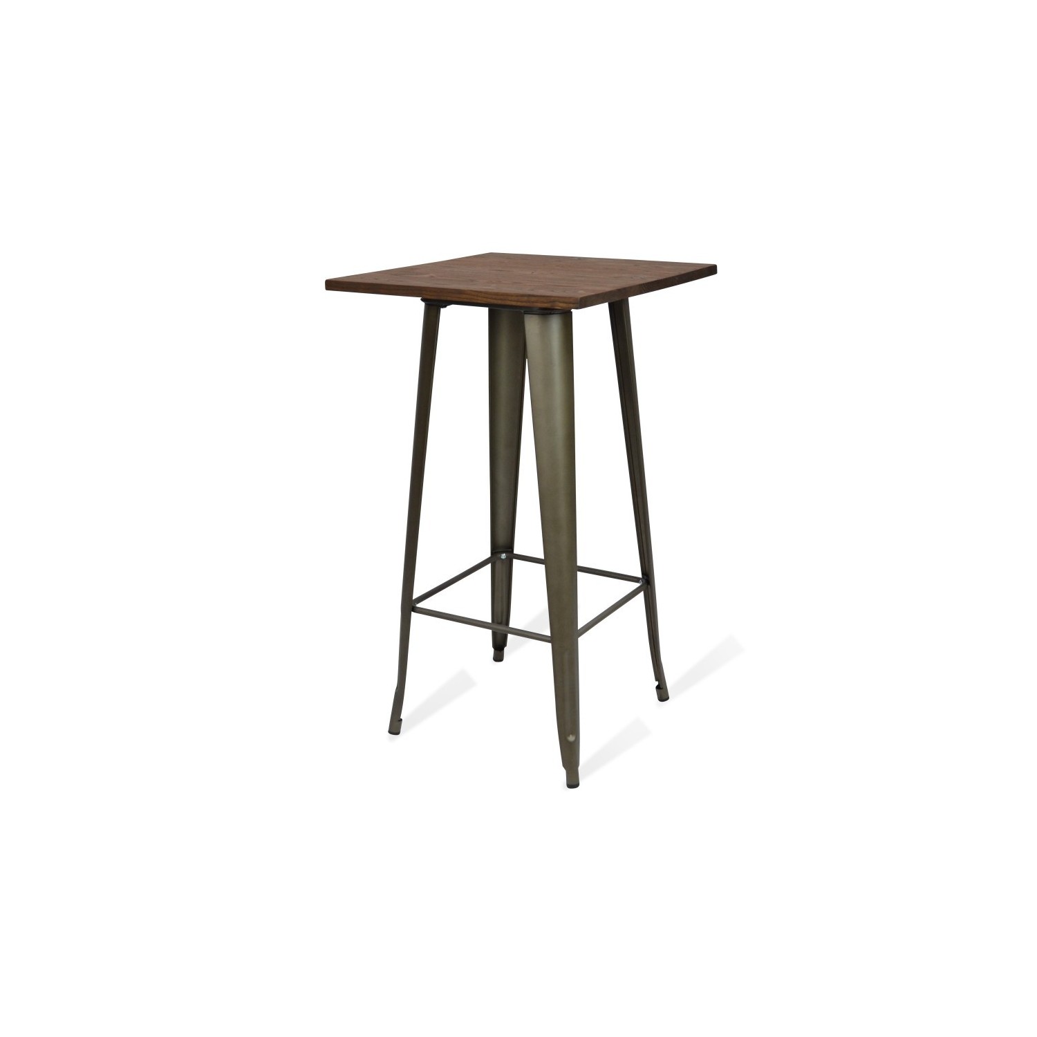 Alta Bistro Dark Legs Antik industriellt bord