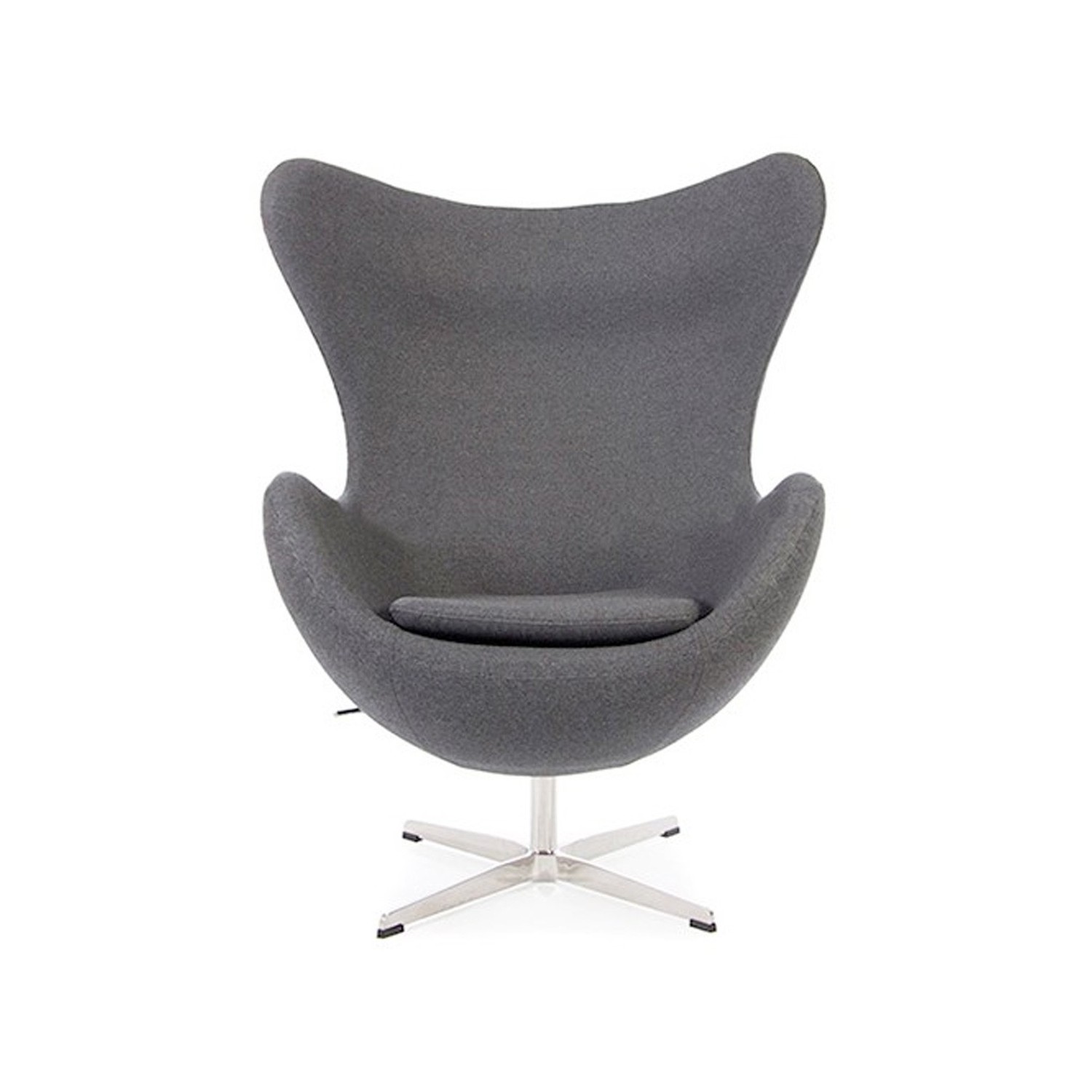 Replica Egg Chair com Apoio para os Pés da designer Arne Jacobsen