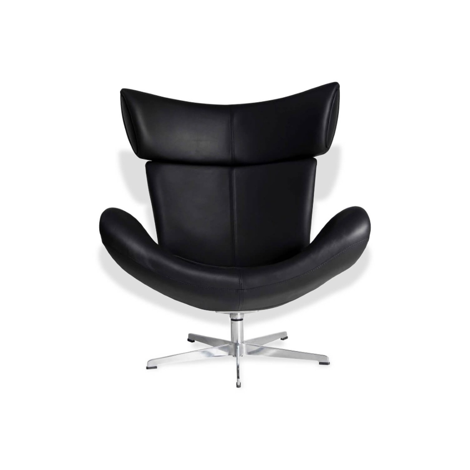Sillón de diseño Emola en Piel Italiana