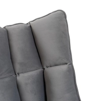Réplica da poltrona Design Poltrona Husk com apoio para os pés da magnífica designer Patricia Urquiola