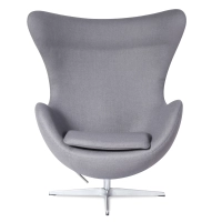 Replica Egg Chair in Cashmere from designer Arne Jacobsen