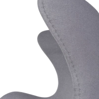Egg Chair replica in cashmere del designer Arne Jacobsen