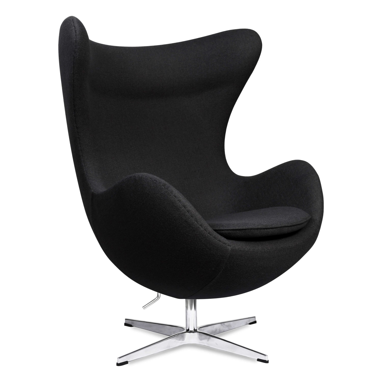 Egg Chair replica in cashmere del designer Arne Jacobsen